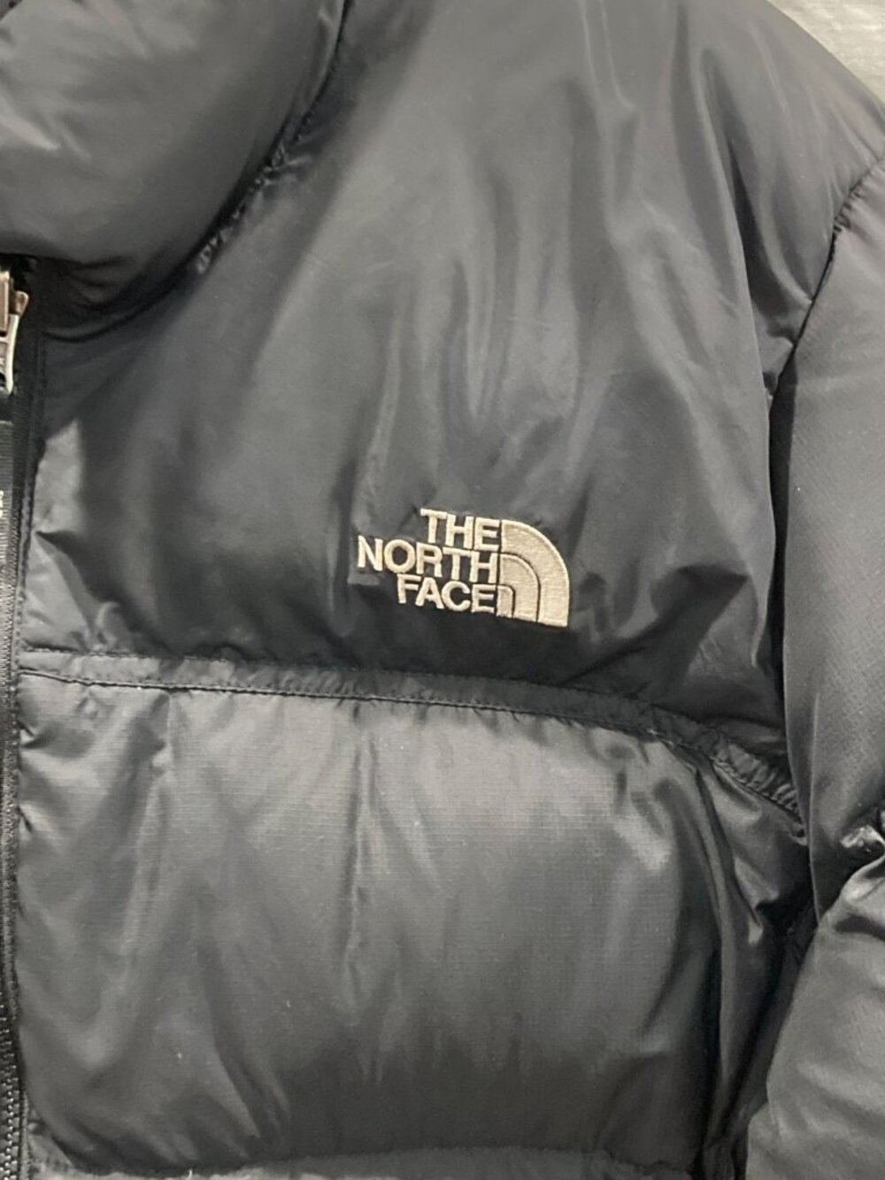 Vtg Y2K The North Face Nuptse Puffer Jacket XL Black Outdoor Streetwear Gorpcore - Picture 6 of 16
